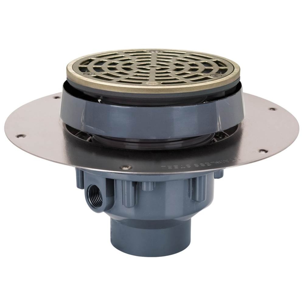 Drain Fl Halo 2 Pvc Nb R&s Rnd