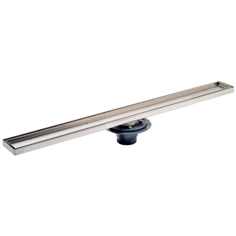 Shower Pan Drain With 40 In Linear Head - Tray For Tile Insert