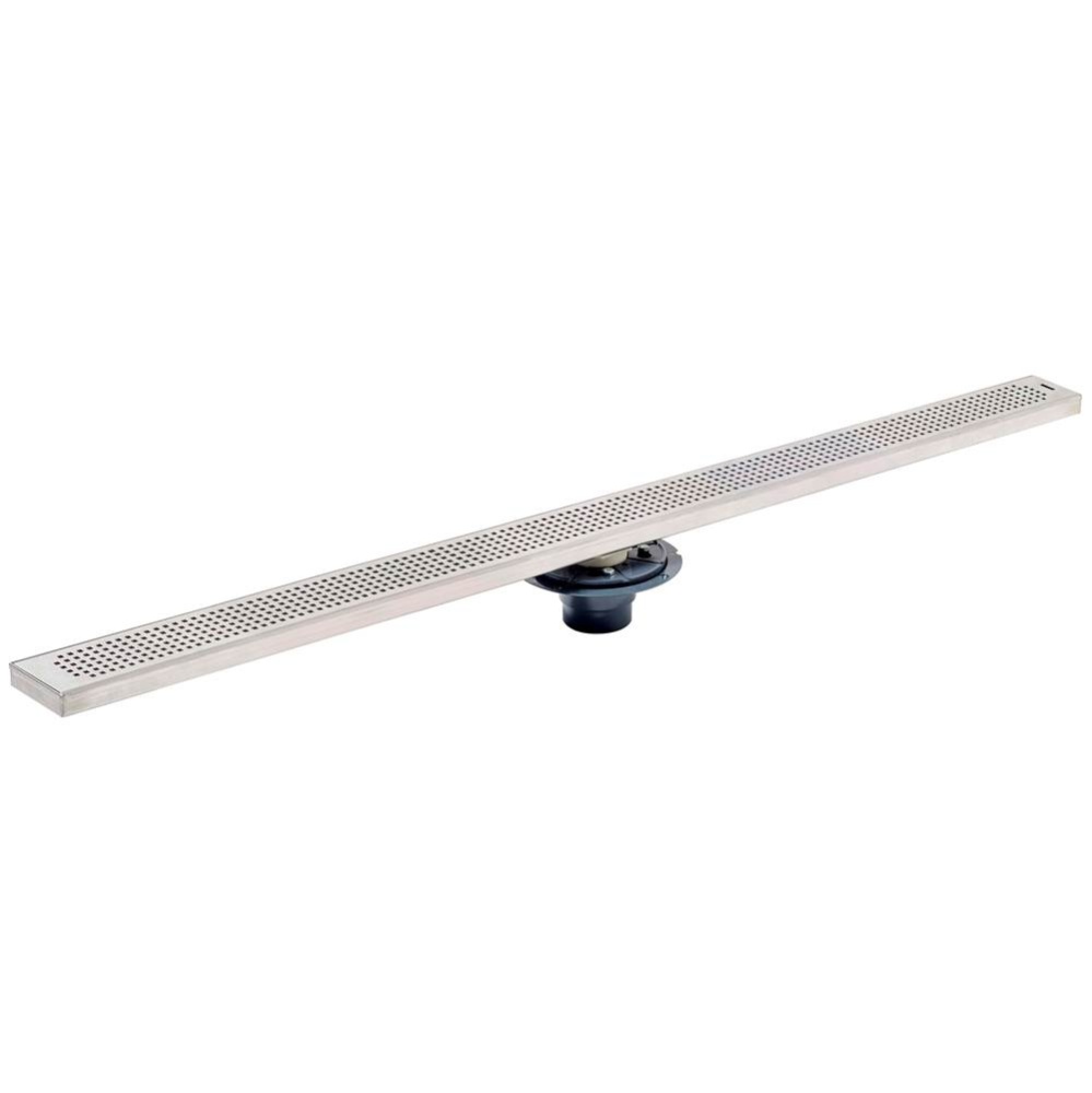 Shower Pan Drain With 48 In Linear Head - Stamped Strainer