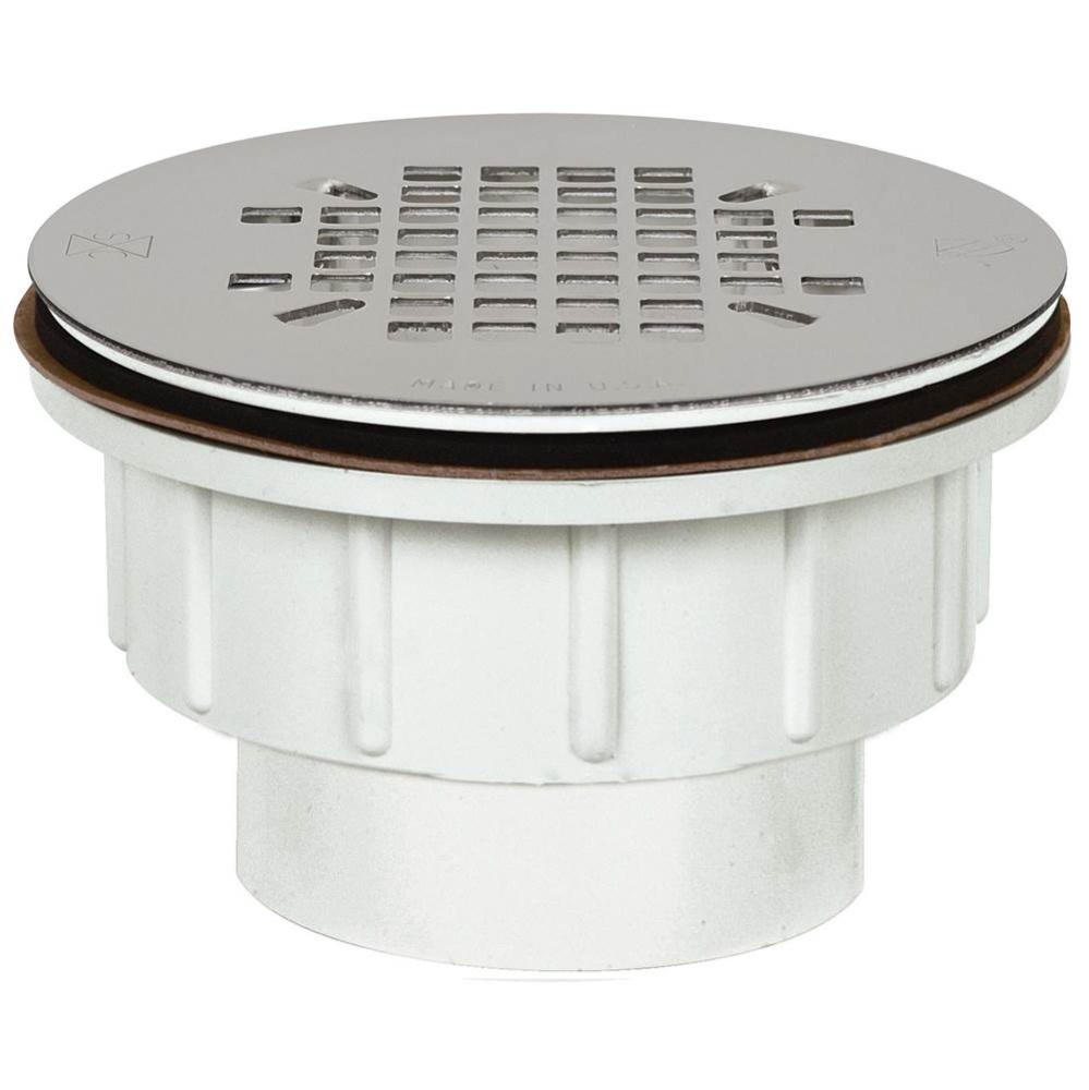 Drain Shwr Mod Pvc Ss Strn Snap