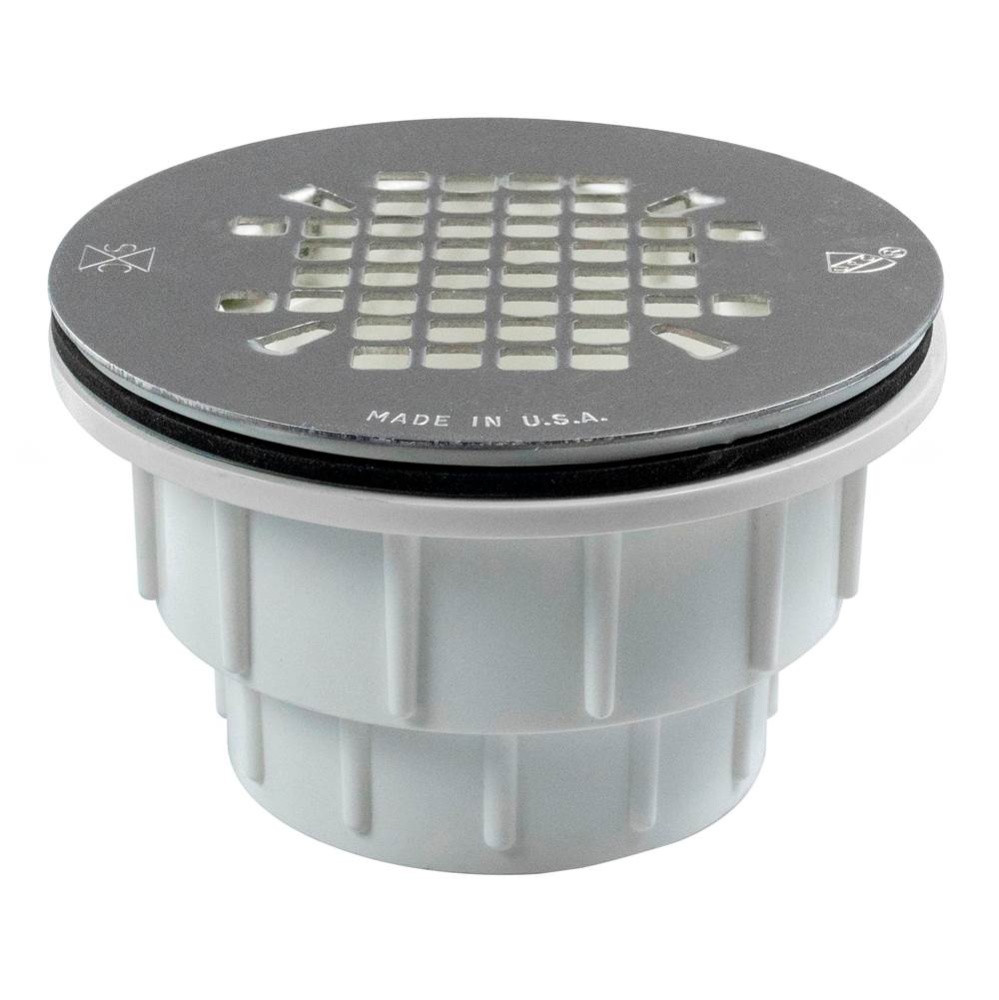 Drain Shwr Mod Pvc Ss Strn Snap