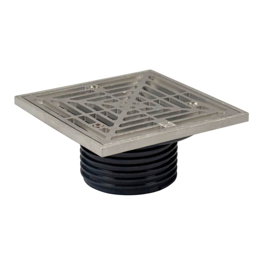 Finish Head Di 3 Drain 5ss R&s Sqr