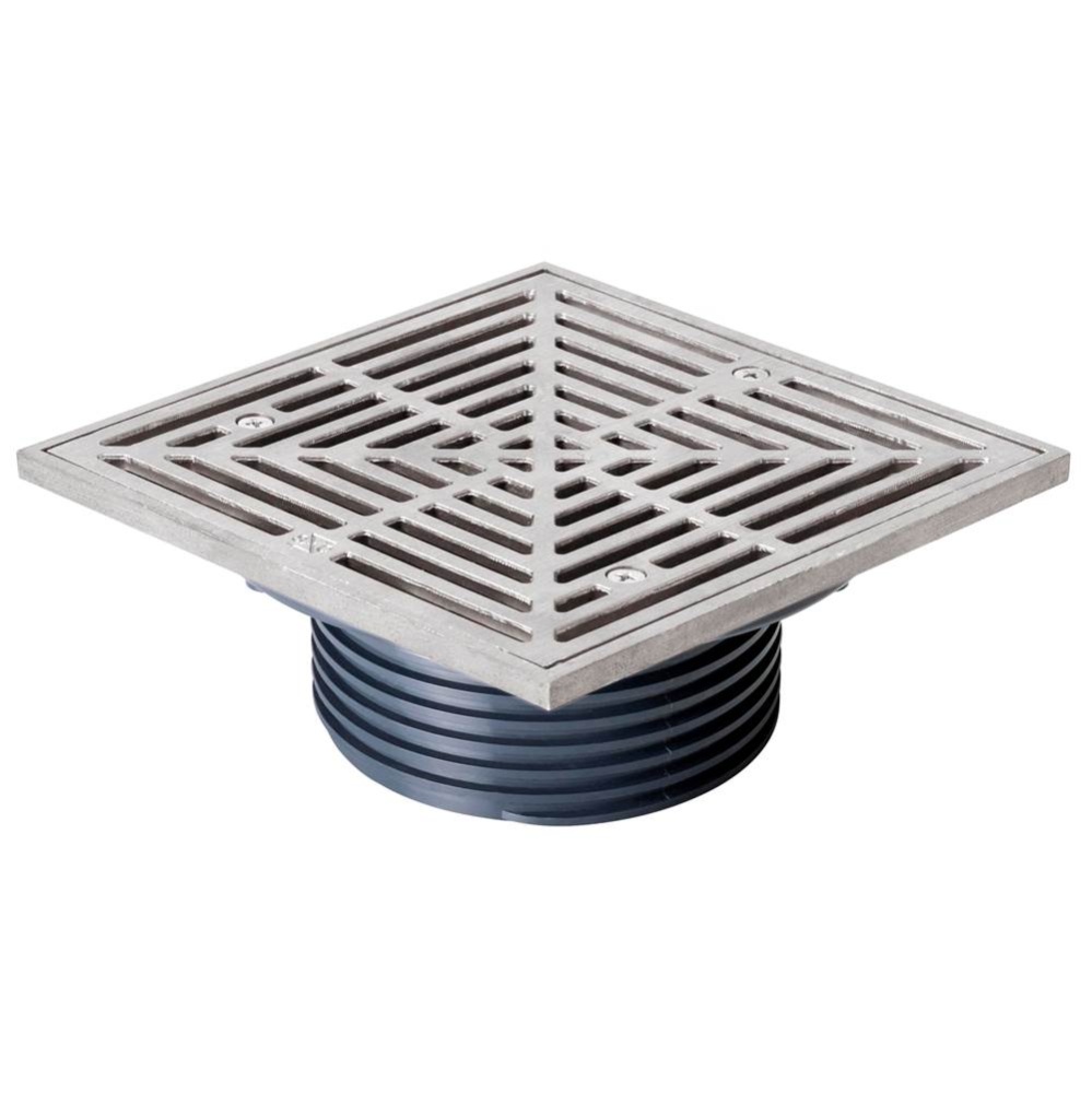 Finish Head Abs 4 Drain 6ss R&s Sqr