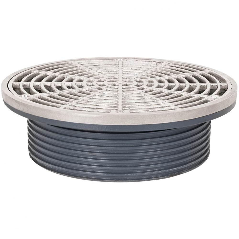 Finish Head Di 6 Drain 9ss R&s Rnd