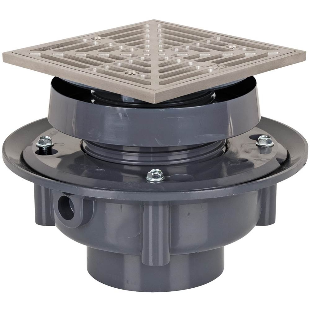 Drain Finish Line 3 Pvc 5ss R&s Sq