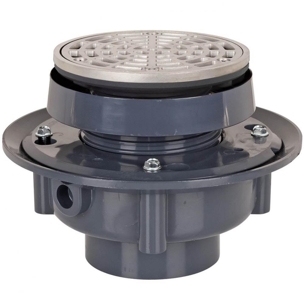 Drain Finish Line 3 Pvc 5ss R&s Rnd