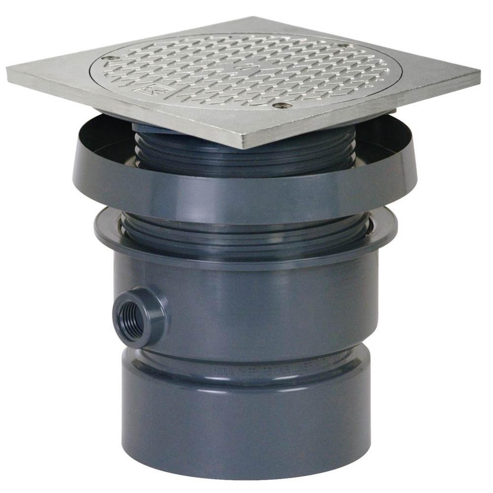 Cleanout Finish Line 4 Pvc 6ss Sqr