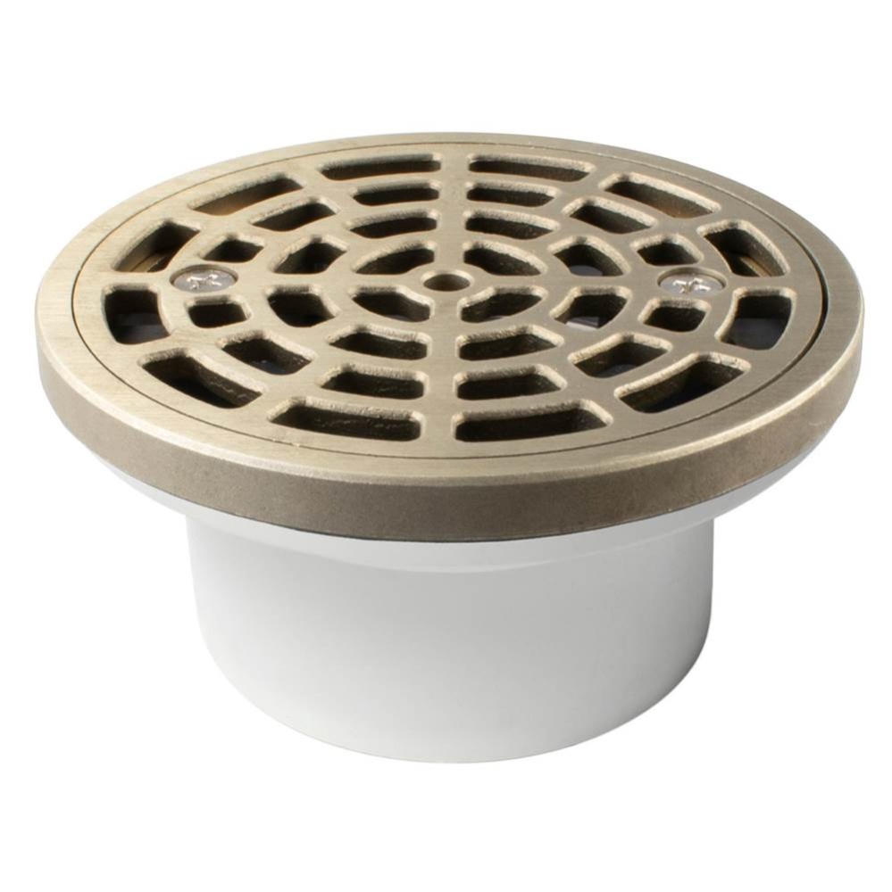 Drain Pvc 2 Flr W/ni R&strnr&br Ins