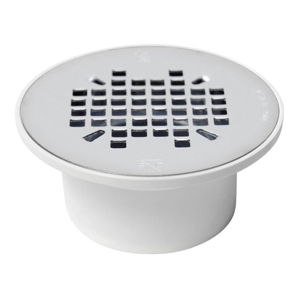 Drain Pvc 2 Flr W/ss Snp N Strnr