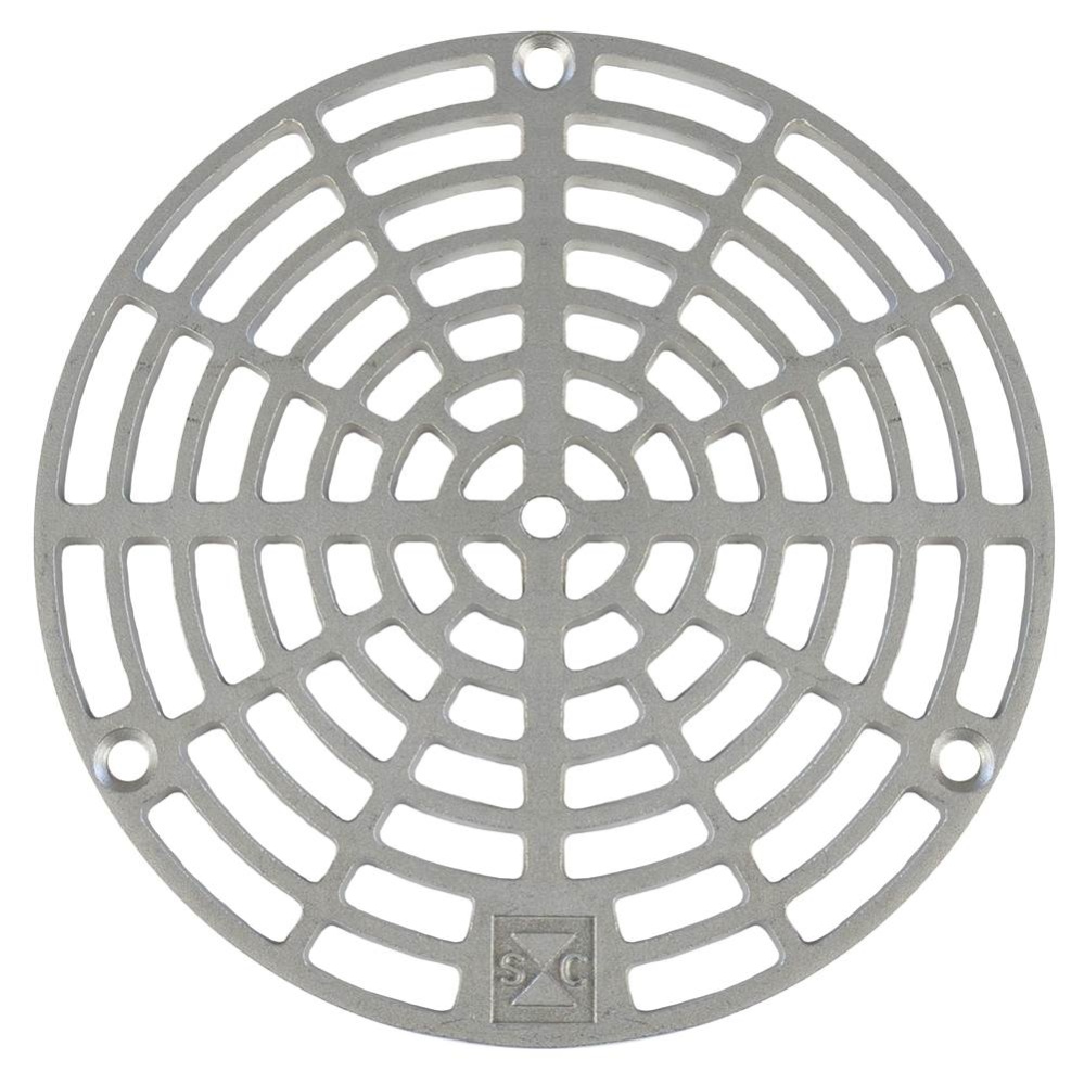 Strainer Ss304 6-1/8 Dia Rnd With Screws