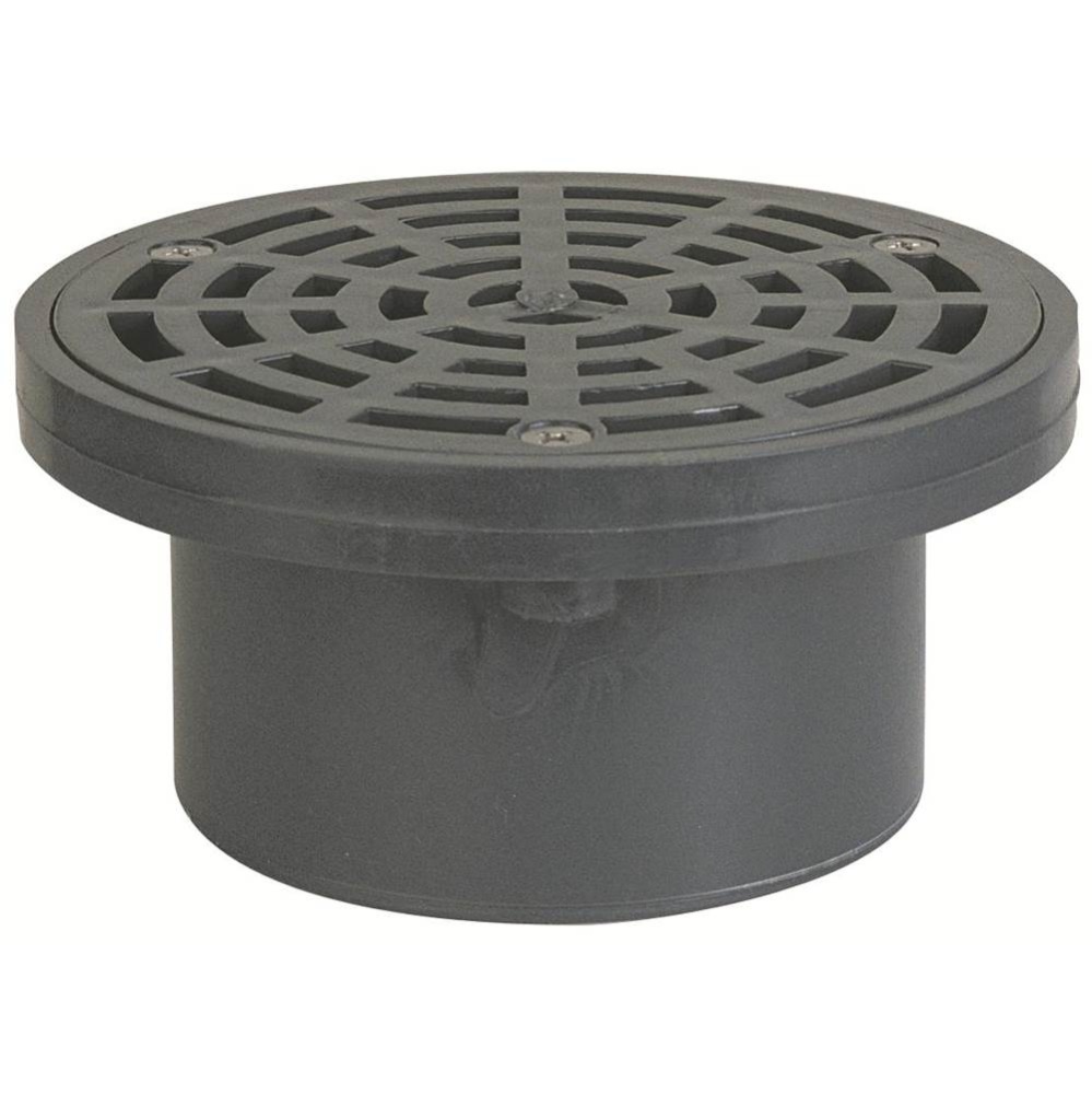 Drain Big Mouth Pvc 4 W/abs St