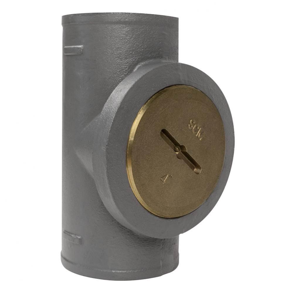 Cleanout Tee 4nh With Br Plug