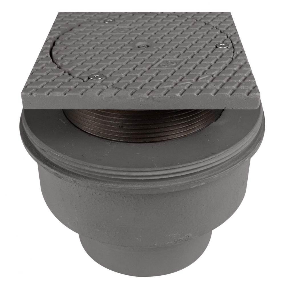 Adj Floor Cleanout 3nh Di Cover Sq