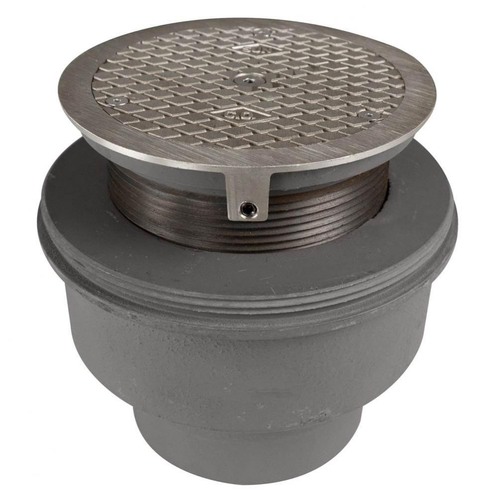 Adj Floor Cleanout 3nh Di Cover Ss Veneer