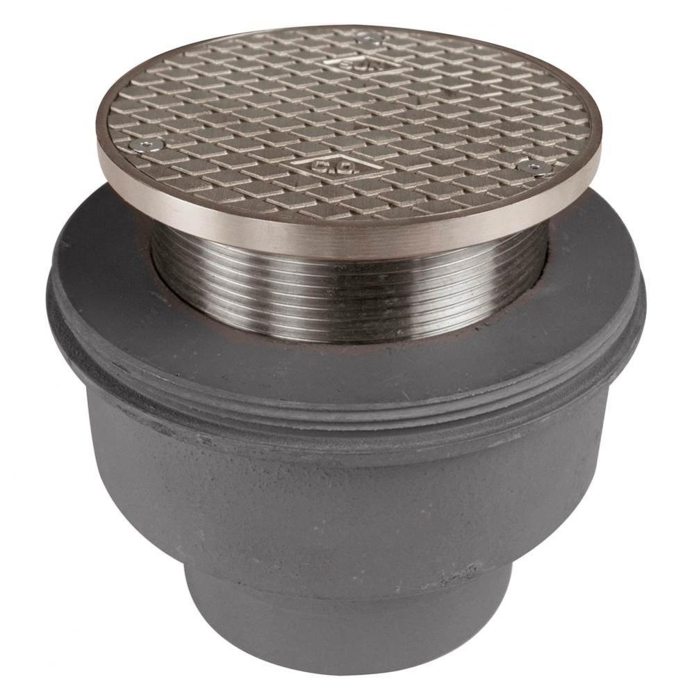 Adj Floor Cleanout 3nh Ss Cover