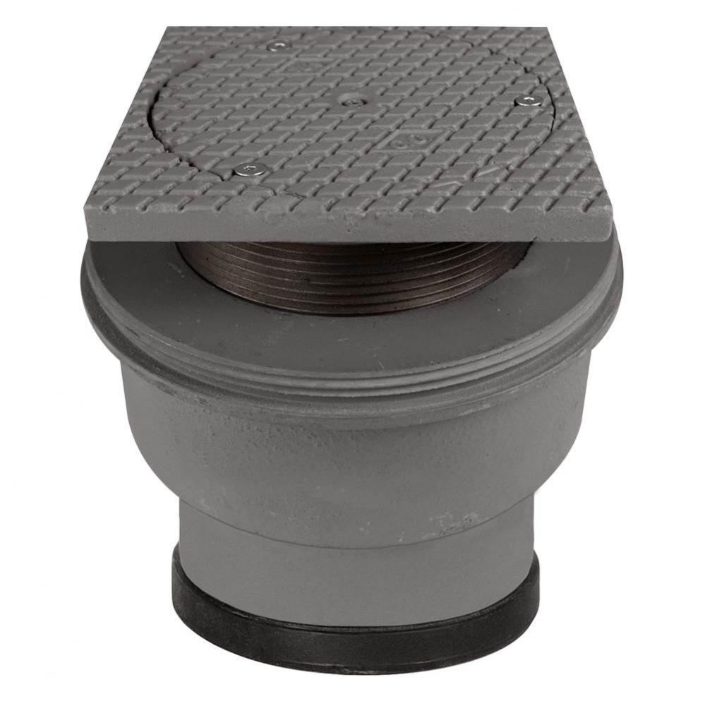 Adj Floor Cleanout 3pj Di Cover Sq