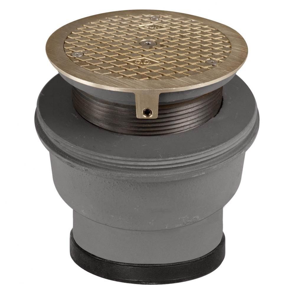 Adj Floor Cleanout 4pj Di Cover Nb Veneer