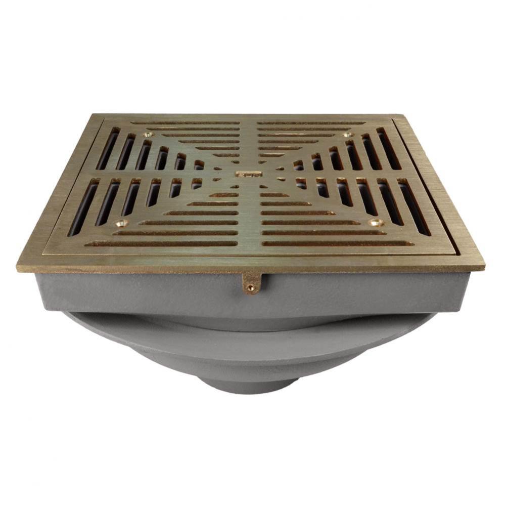 Drain Fat Max Square 6 Nh Hp Ci R&g - Nb Veneer