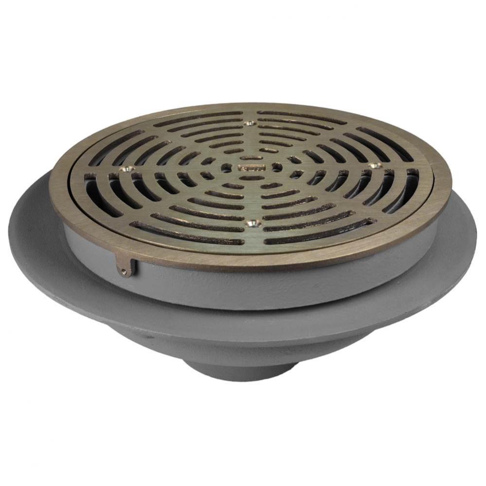 Drain Fat Max Round 3 Nh Hp Ci R&g - Nb Veneer