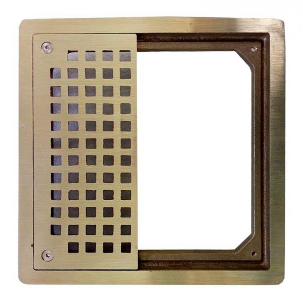 Grate/frame Floor Sink Nb Sq 8 Open-half