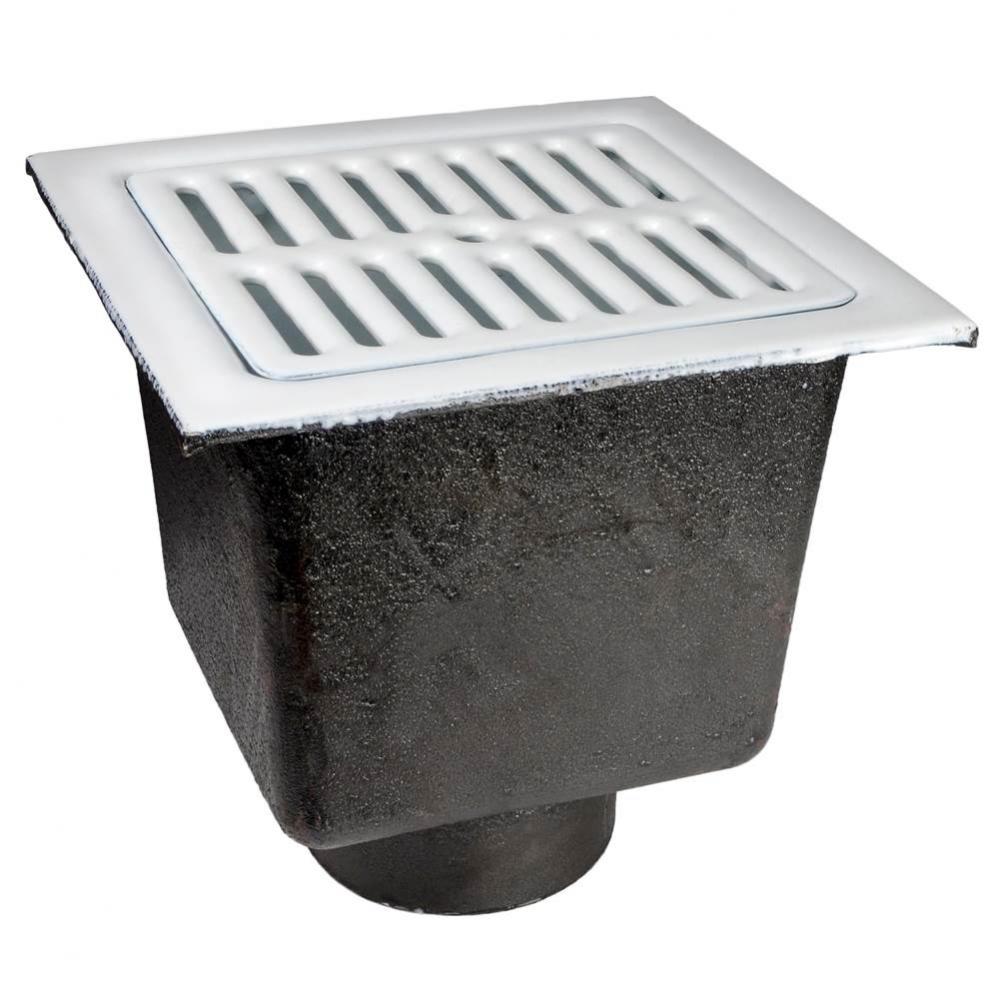 Floor Sink Are Sq 12x12x8 3nh Noflng Are Grate