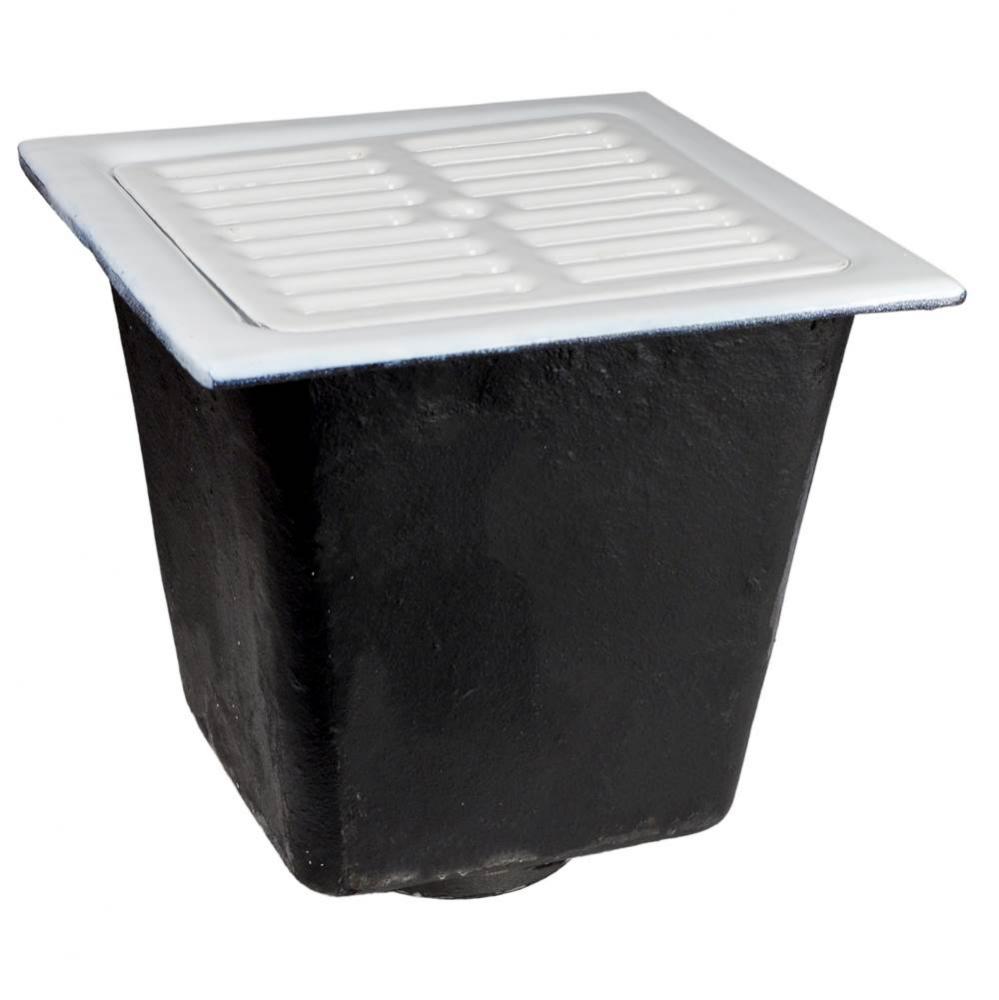 Floor Sink Are Sq 12x12x10 4nh Noflng Are Grate