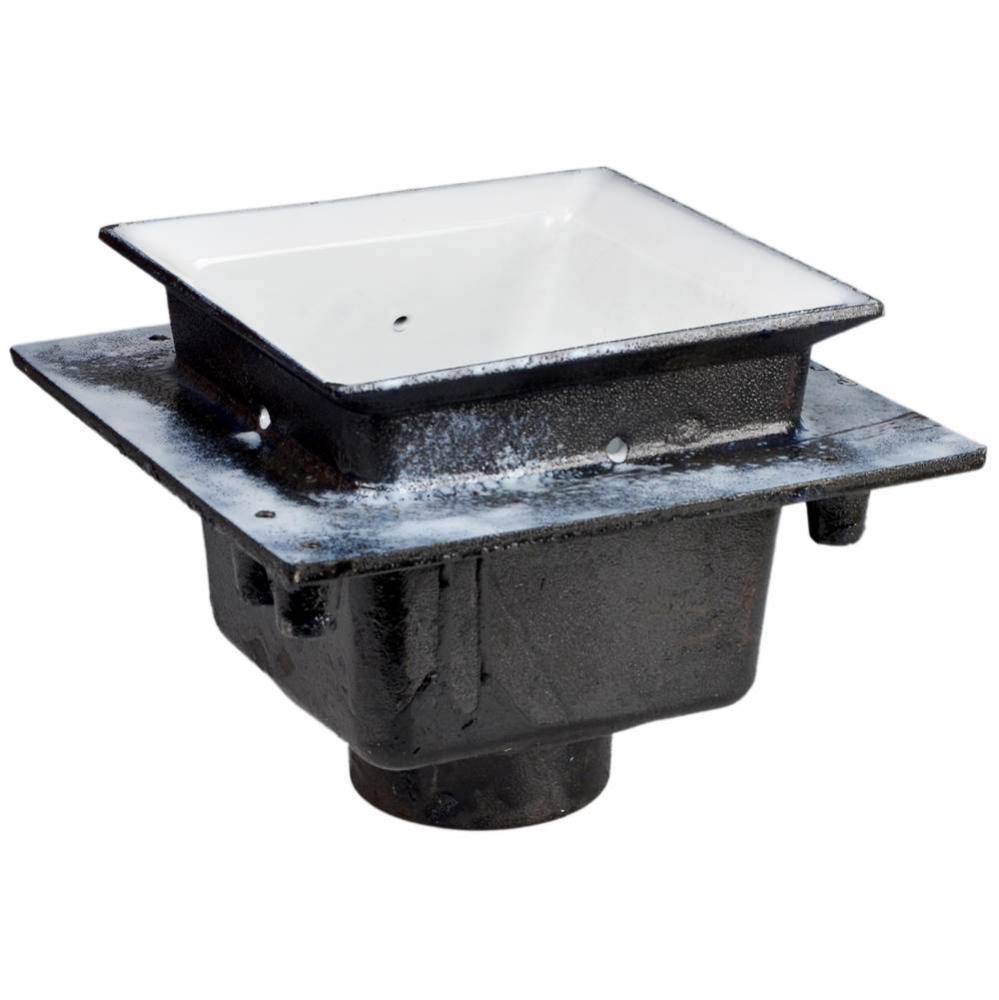Floor Sink Are Sq 8x8x6 4nh Flanged