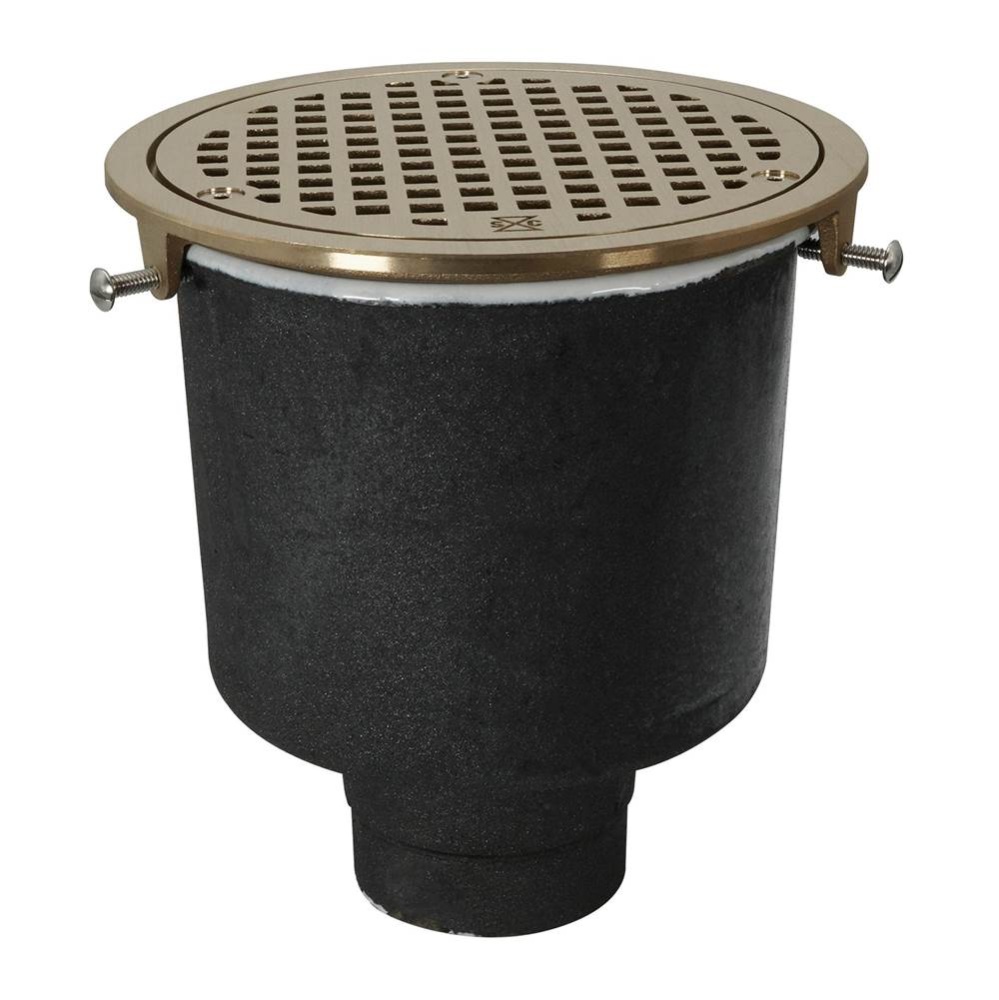 Floor Sink Are Rd 8x6 2nh Noflng Nb Ring & Grate