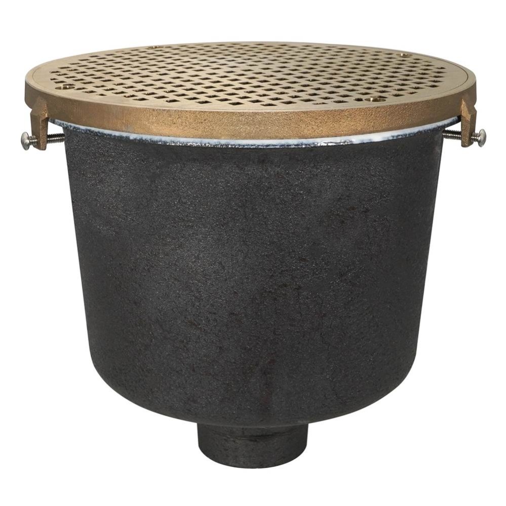 Floor Sink Are Rd 12x8 3nh Noflng Nb Ring & Grate