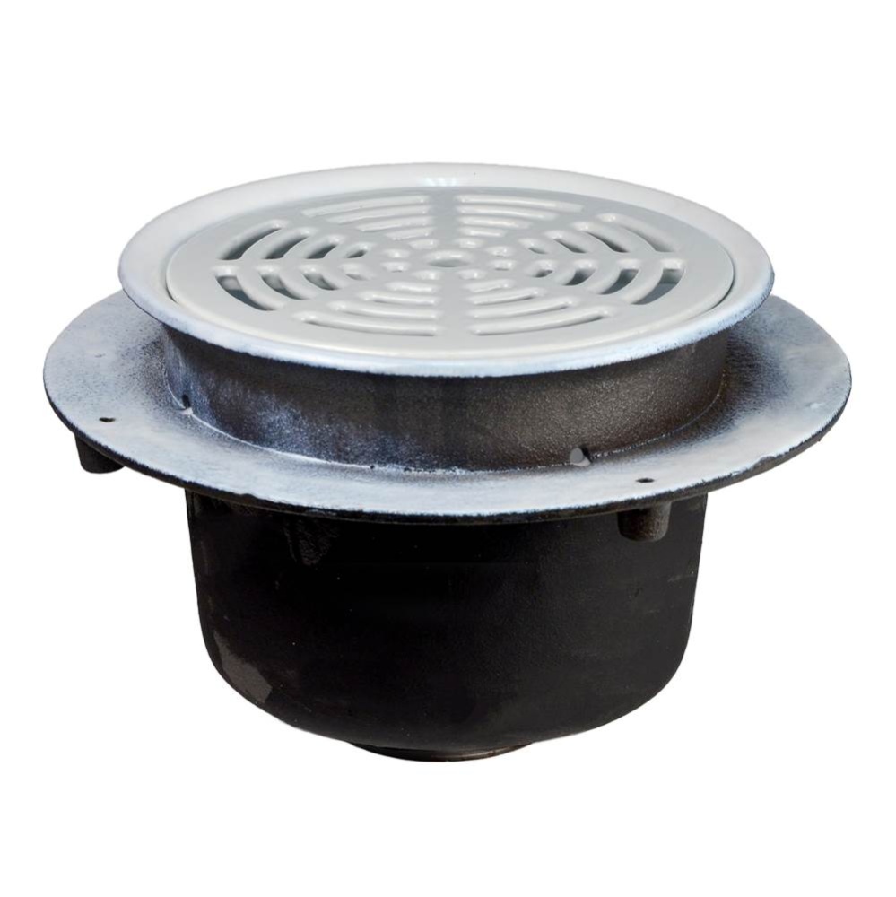 Floor Sink Are Rd 8x6 2nh Flanged Are Grate