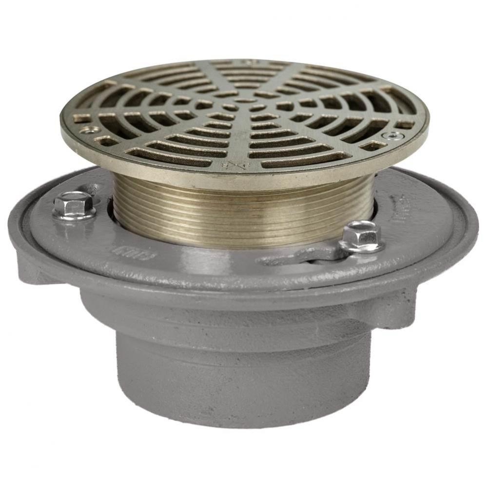 Adj Flashing Drain 2 Nh 6nb R&s Rnd