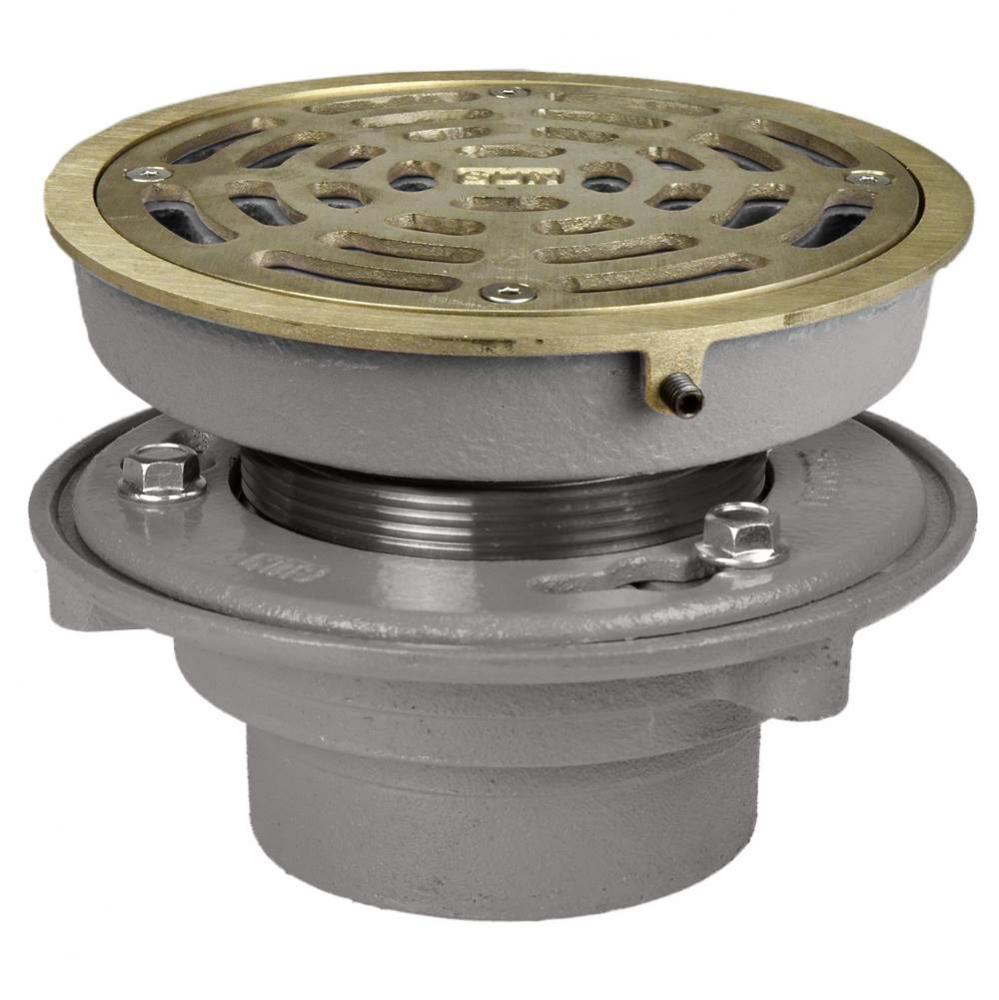 Adj Flashing Drain 2 Nh 7di R&s Rnd + Nb Veneer