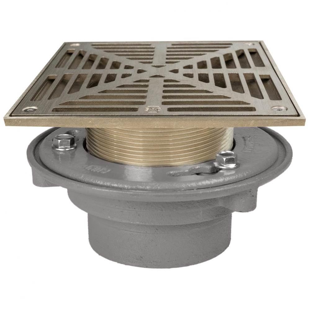 Adj Flashing Drain 2 Nh 7nb R&s Sq