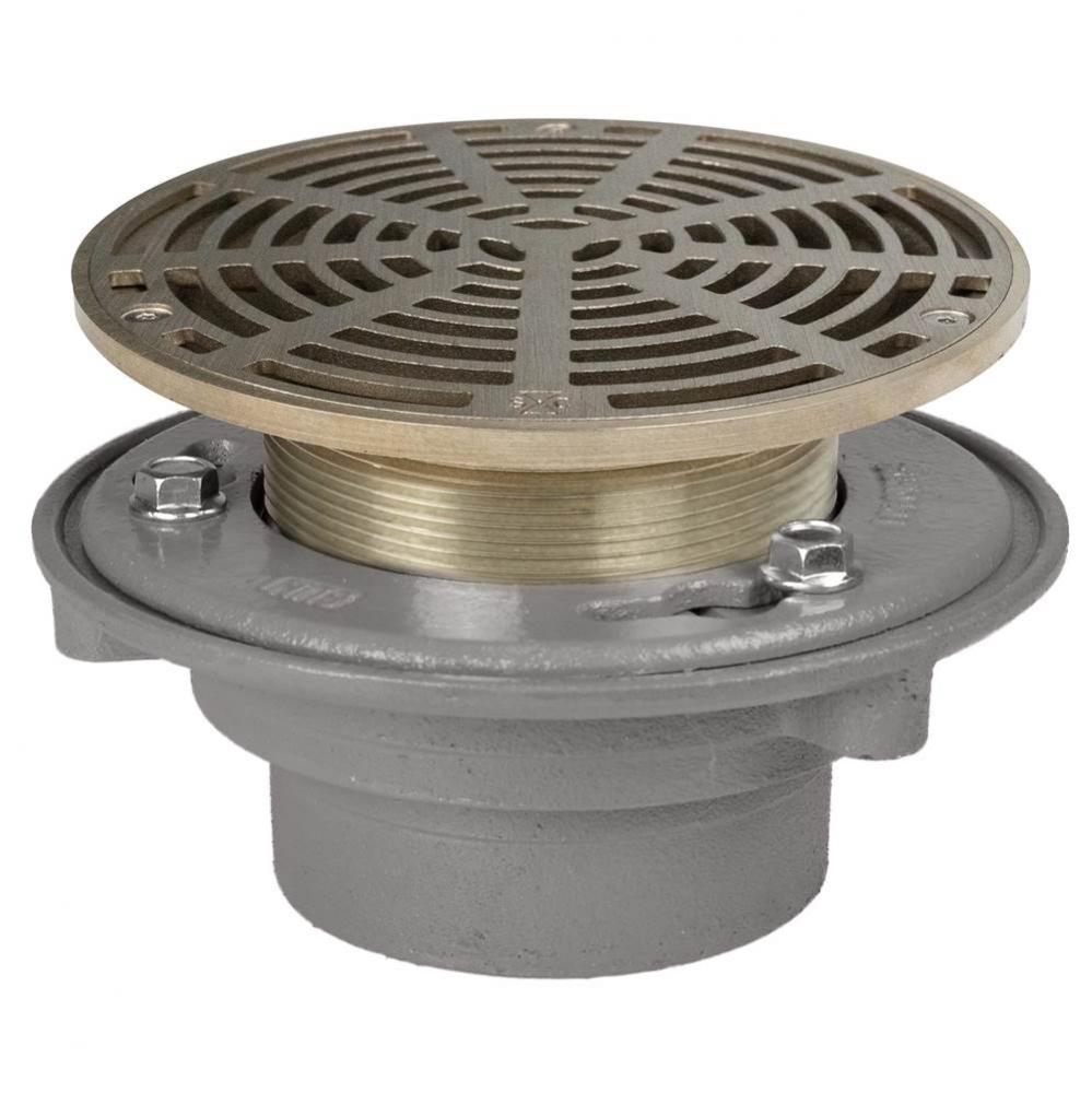 Adj Flashing Drain 2 Nh 7nb R&s Rnd