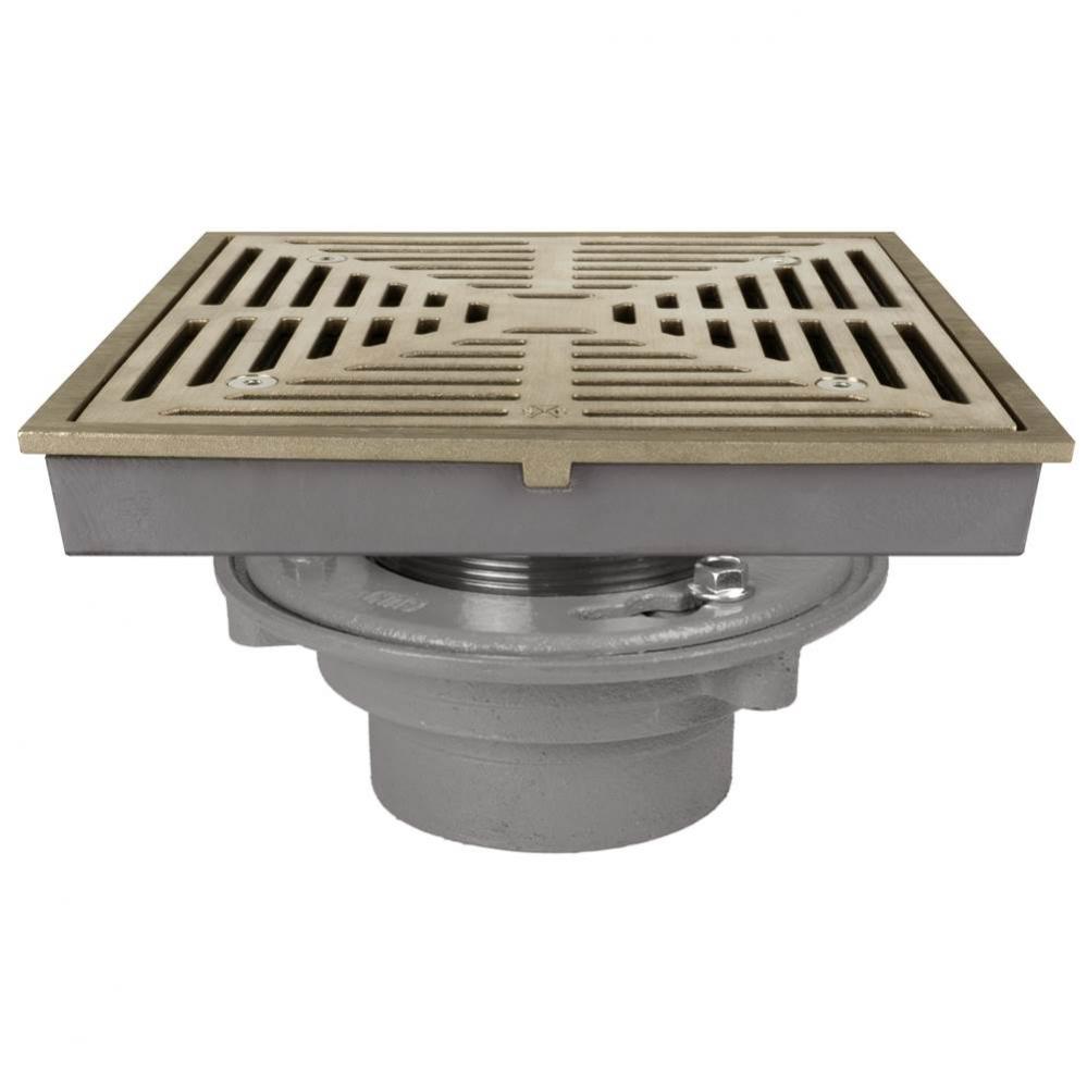 Adj Flashing Drain 2 Nh 9di R&s Sqr + Nb Veneer