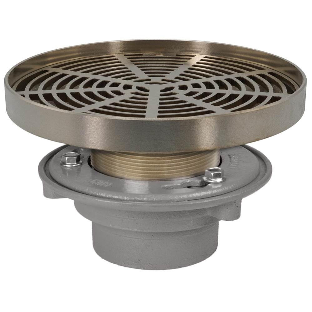 Adj Flashing Drain 2 Nh 10nb R&s Rnd + Extended Rim