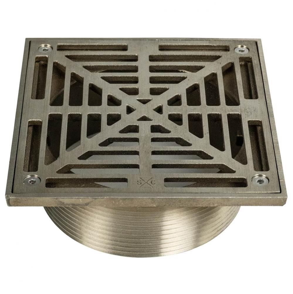 Adj Floor Drain Head 5nb R&s Sq