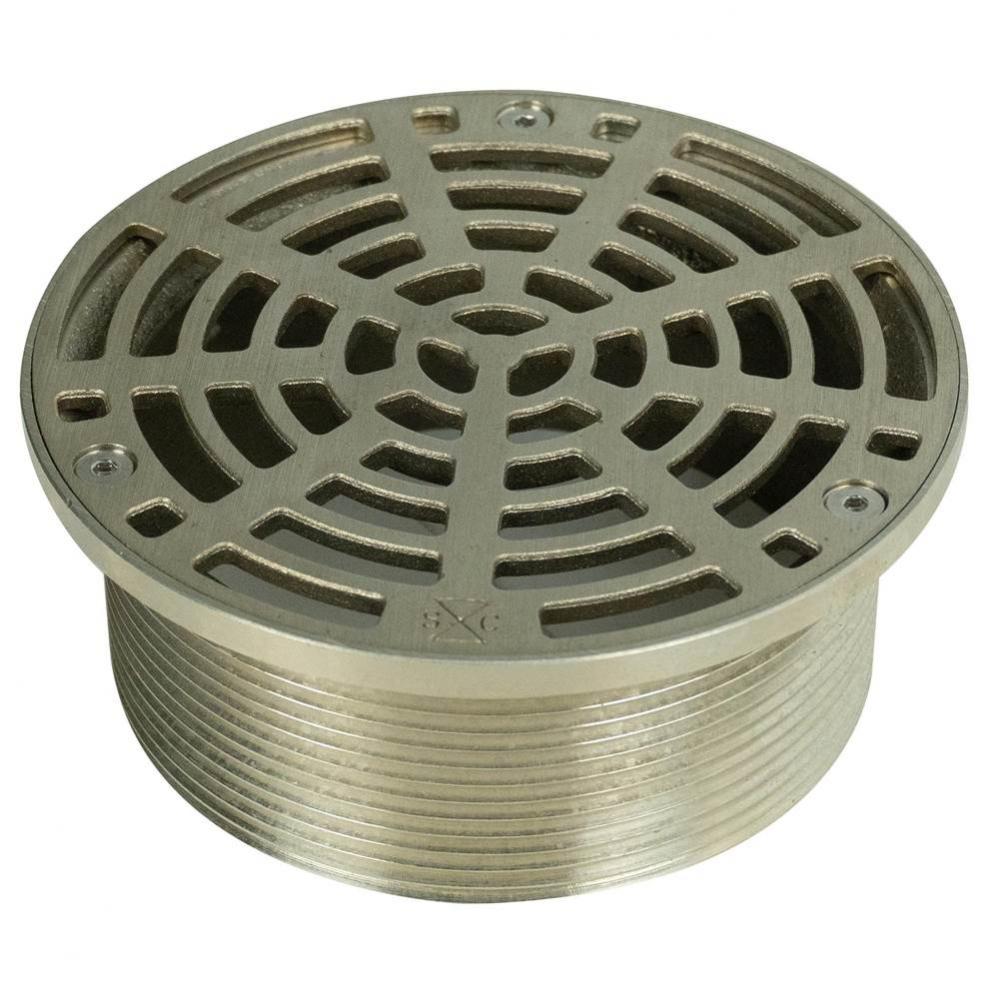 Adj Floor Drain Head 5nb R&s Rnd