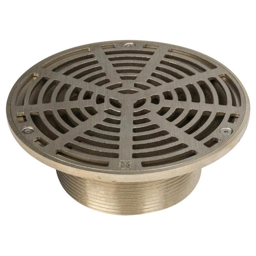 Adj Floor Drain Head 7nb R&s Rnd