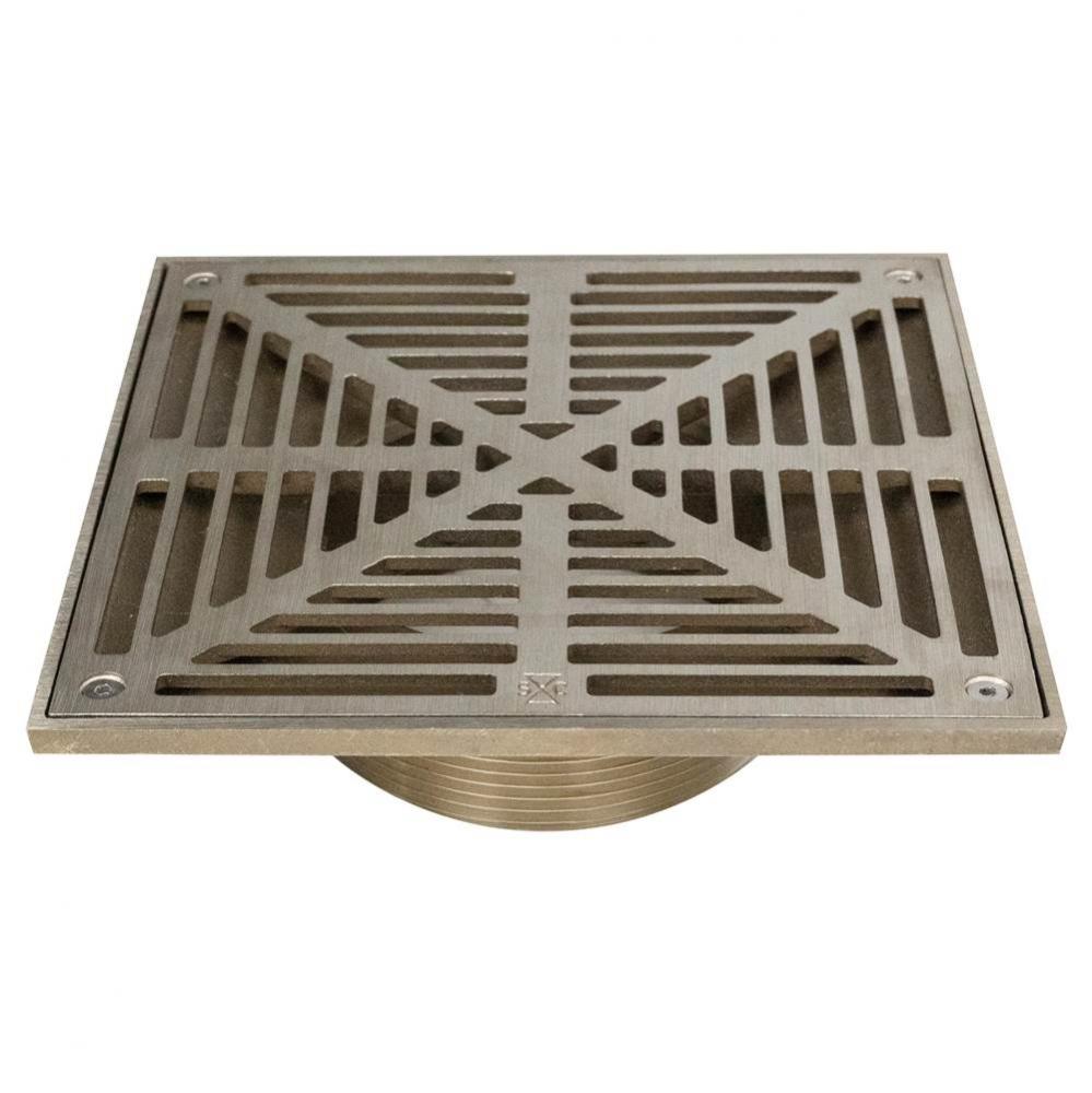 Adj Floor Drain Head 8nb R&s Sq