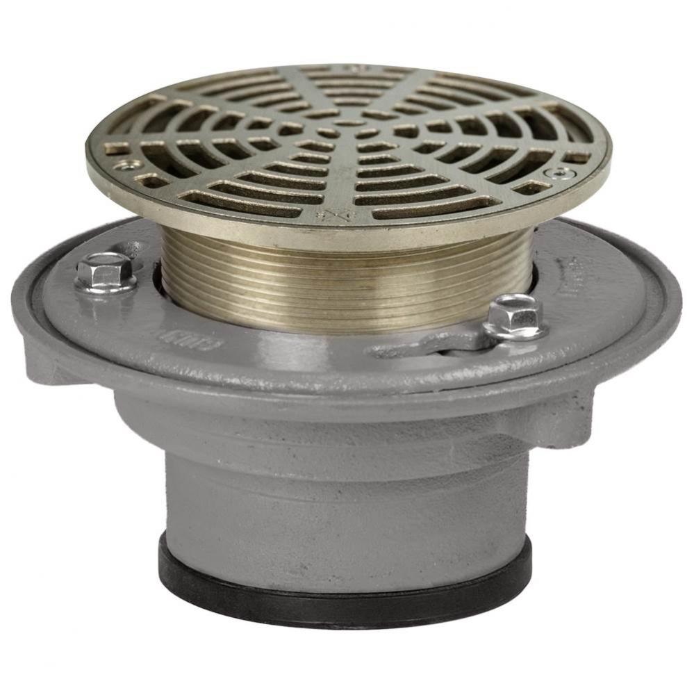 Adj Flashing Drain 4 Pj 6nb R&s Rnd