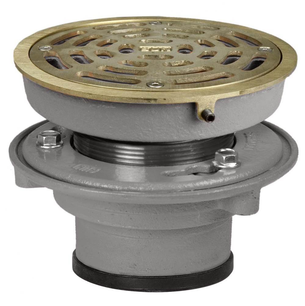 Adj Flashing Drain 4 Pj 7di R&s Rnd + Nb Veneer