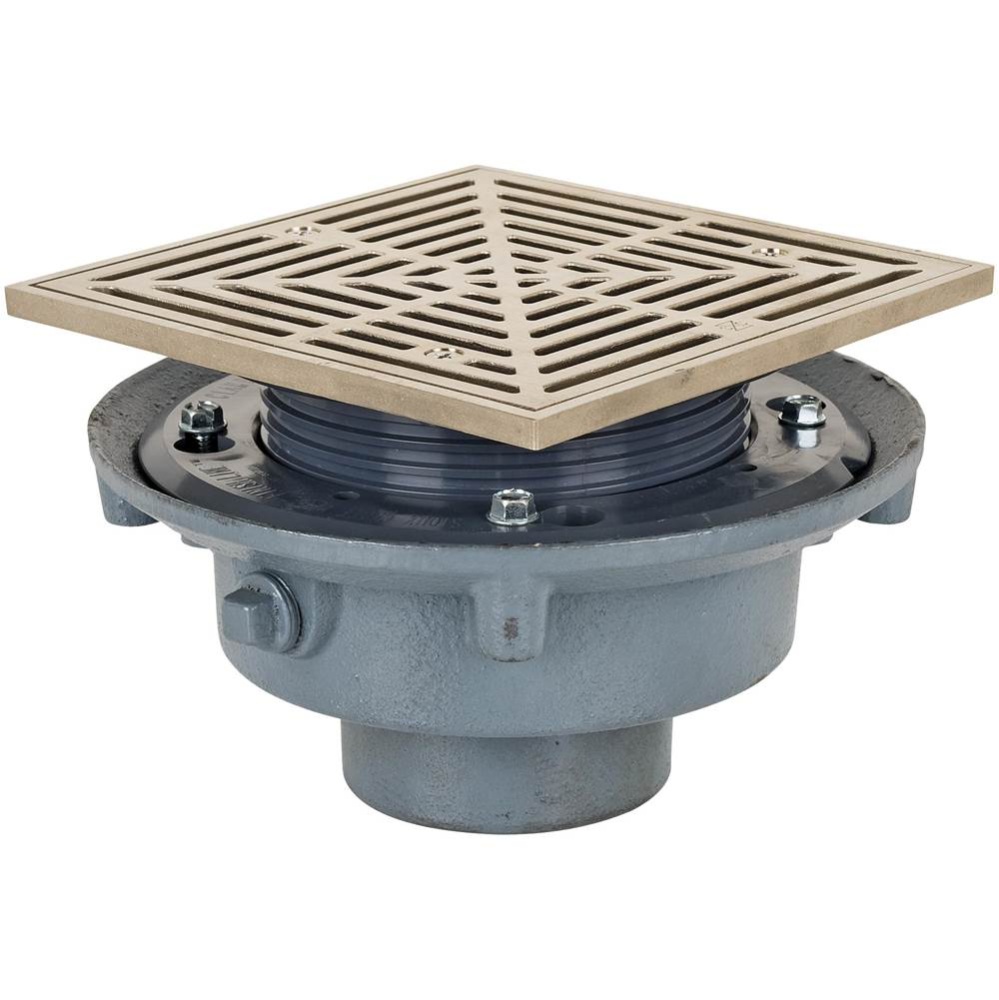 Drain 4 Ni R&s Sq No Hub