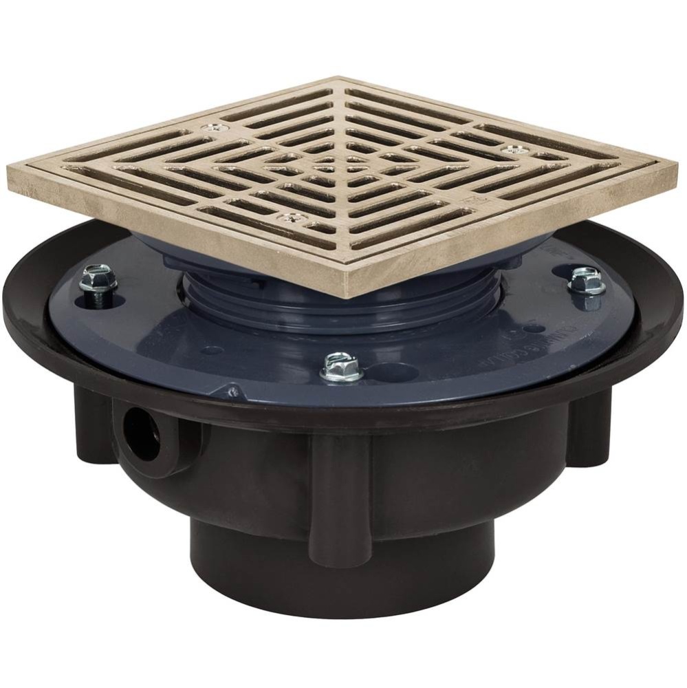 Adj Flashing Drain 2 Abs 5nb R&s Sq