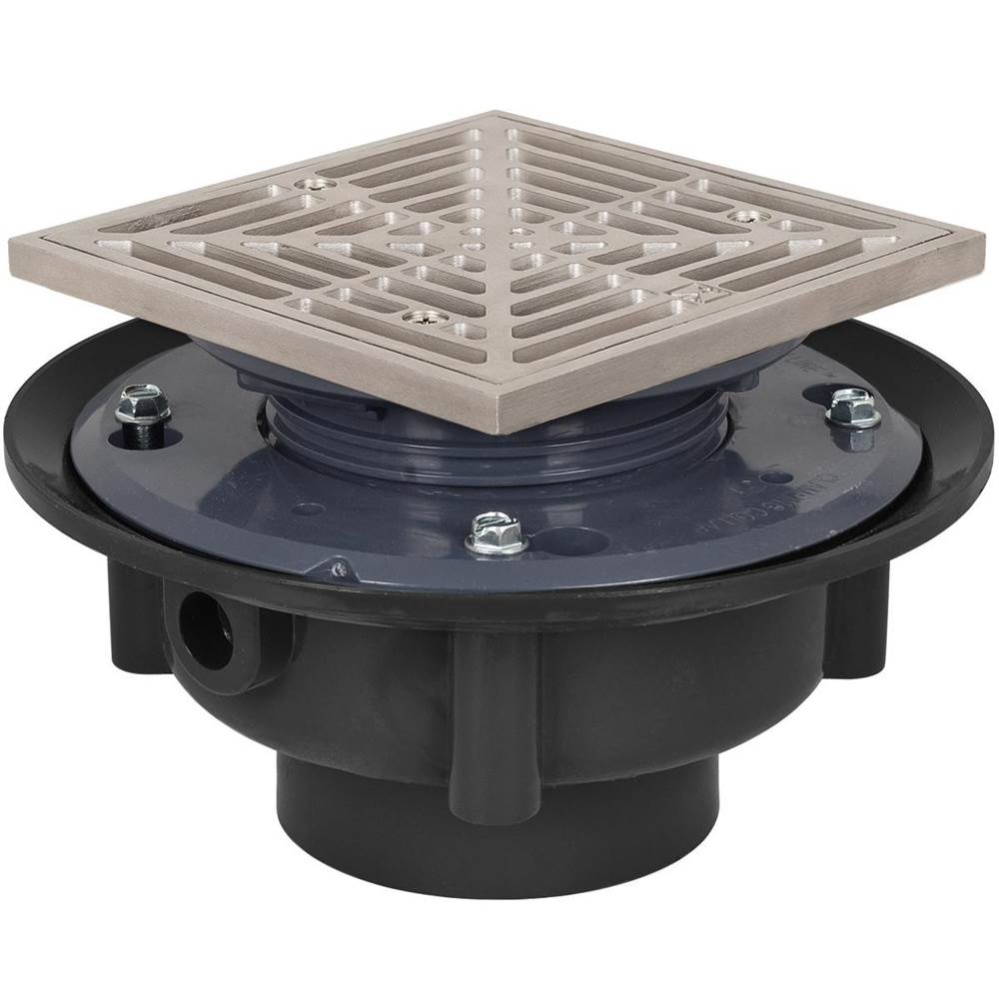 Adj Flashing Drain 3 Abs 5ss R&s Sq