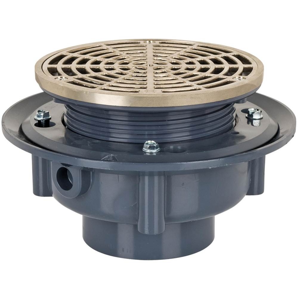 Adj Flashing Drain 2 Pvc 6nb R&s Rnd