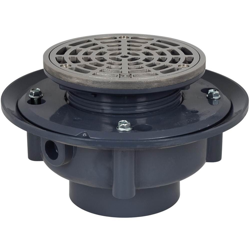 Adj Flashing Drain 3 Pvc 5pss R&s Rnd