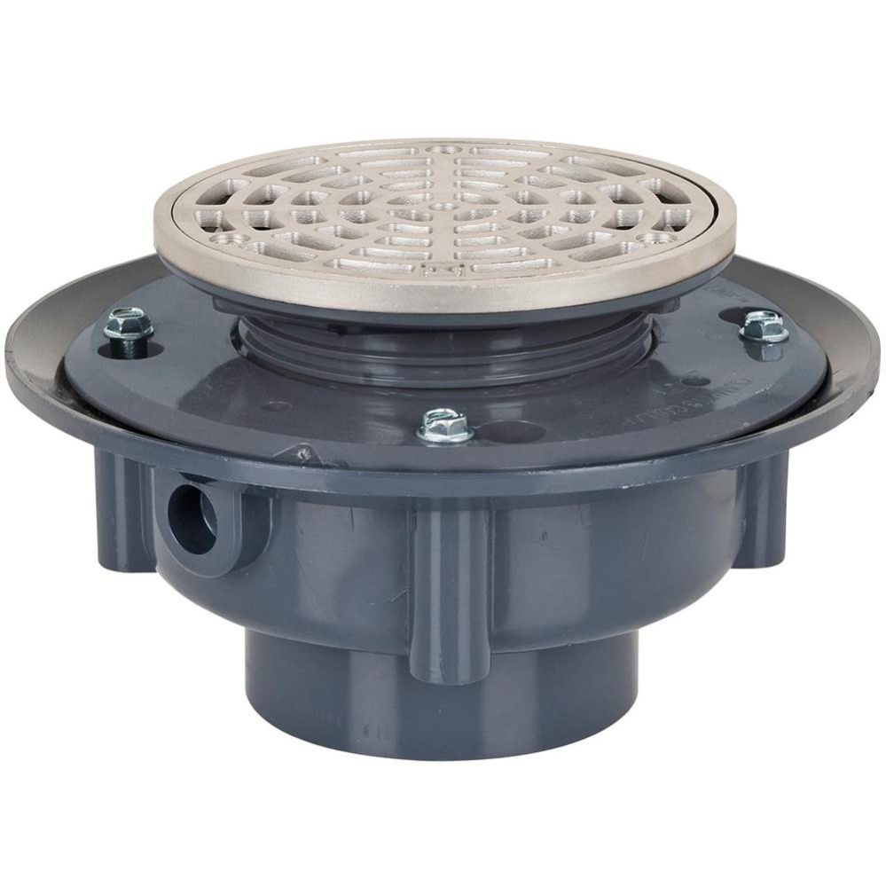 Adj Flashing Drain 3 Pvc 5Ss R And S Rnd