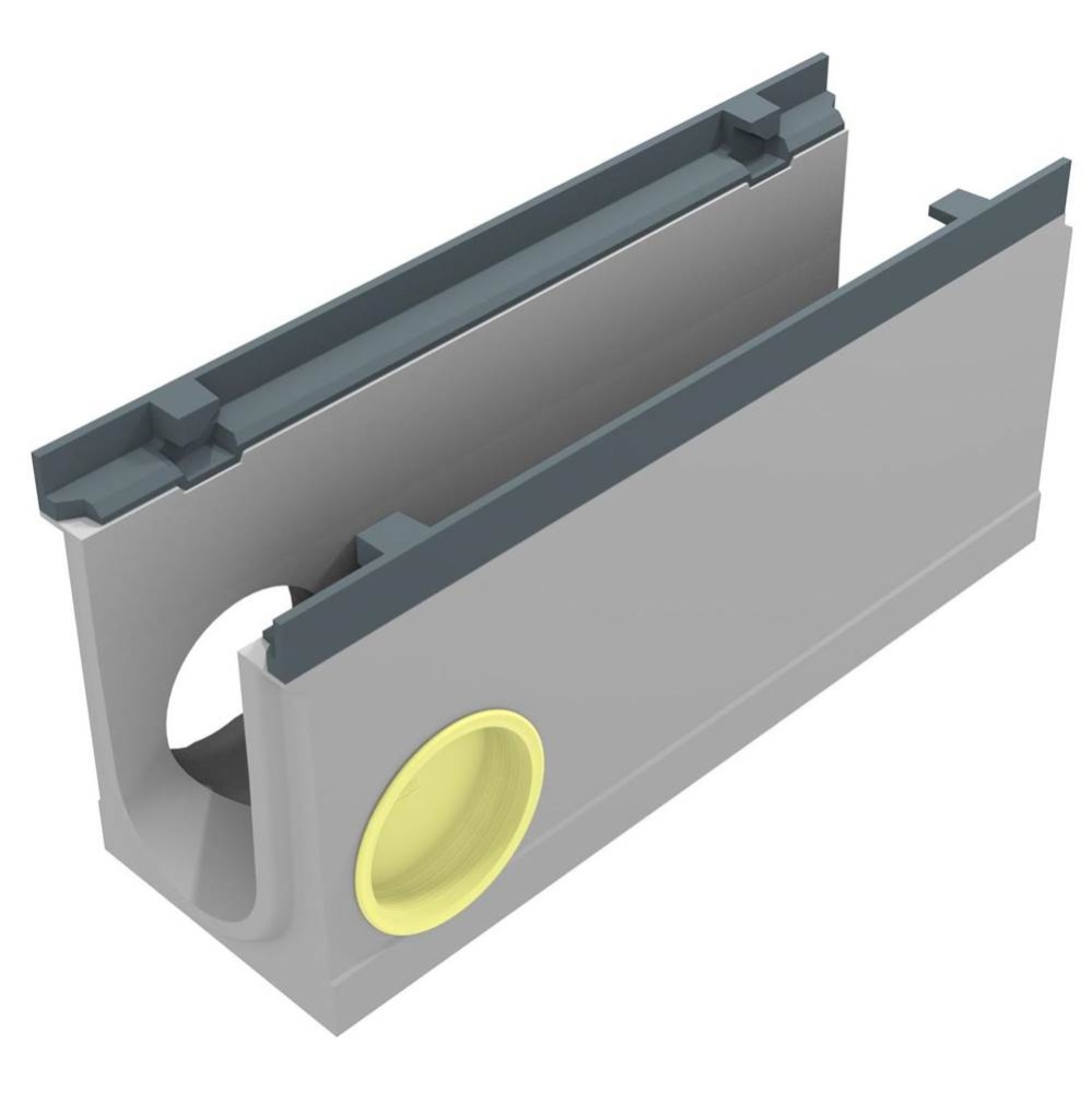 Maxi 100 1/2m Neutral Channel - Side Out - 9.25in