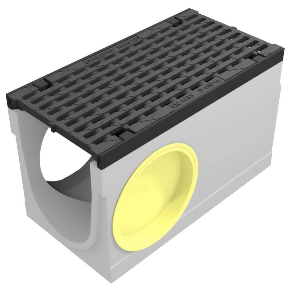 Maxi 200 1/2m Side Out - Class D Ada Ductile Grate 12.20in